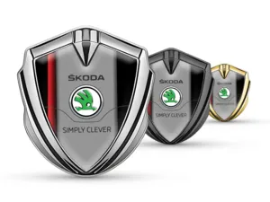 Skoda 3D Emblema Insignia Tunado Inspirado Brilla 3D